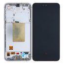 Samsung Galaxy S24 FE S721B Display And Digitizer With Frame Silver Service Pack