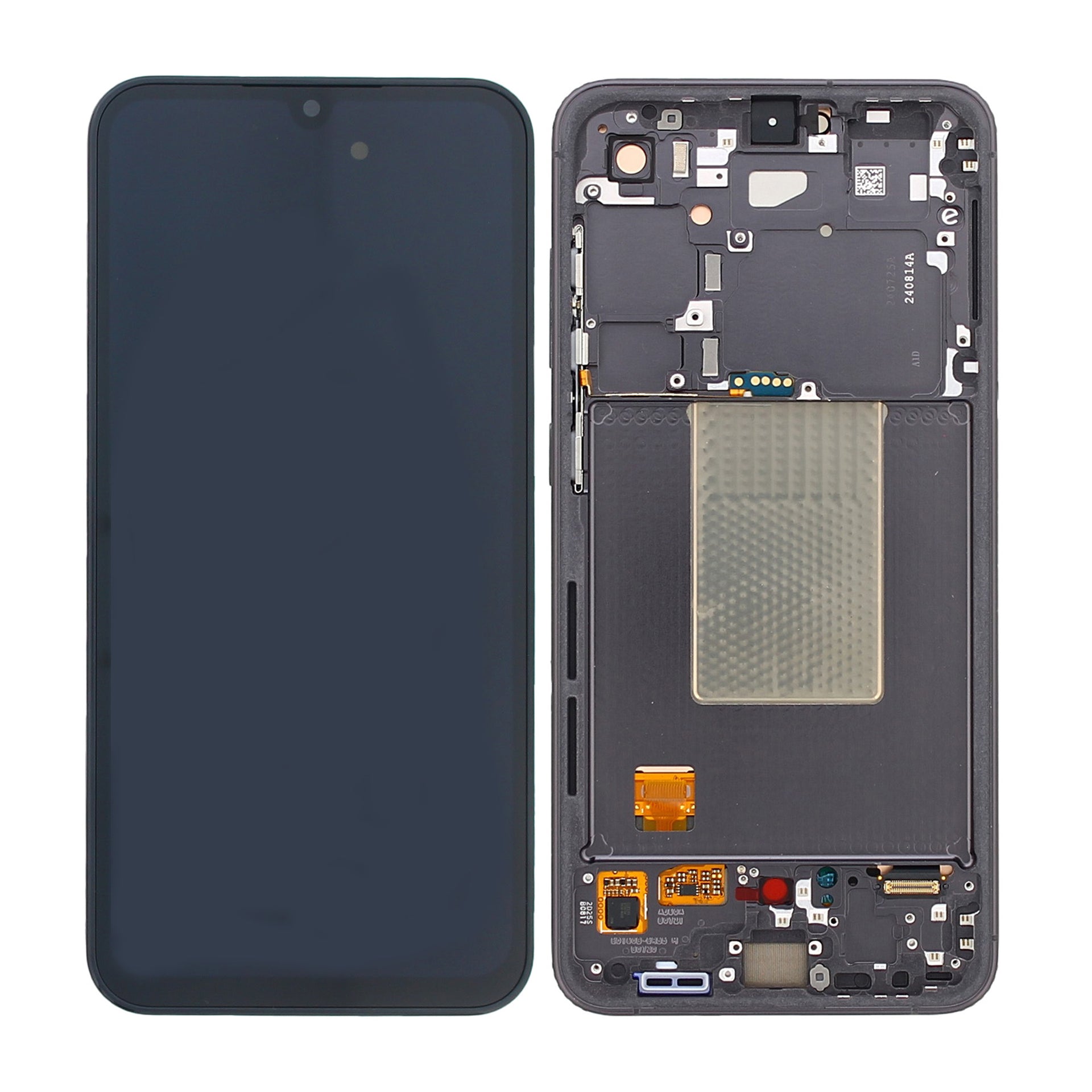 Samsung Galaxy S24 FE S721B Display And Digitizer With Frame Black Service Pack