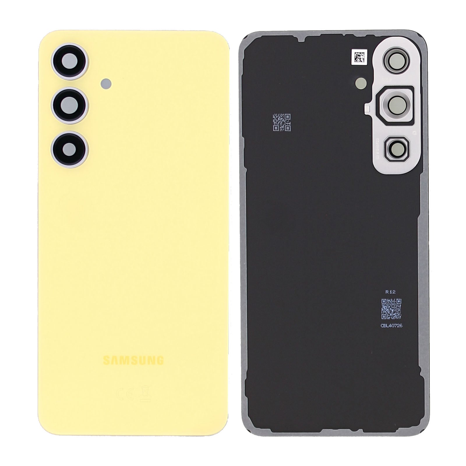 Samsung Galaxy S24 FE S721B Back Cover With Lens Yellow Original