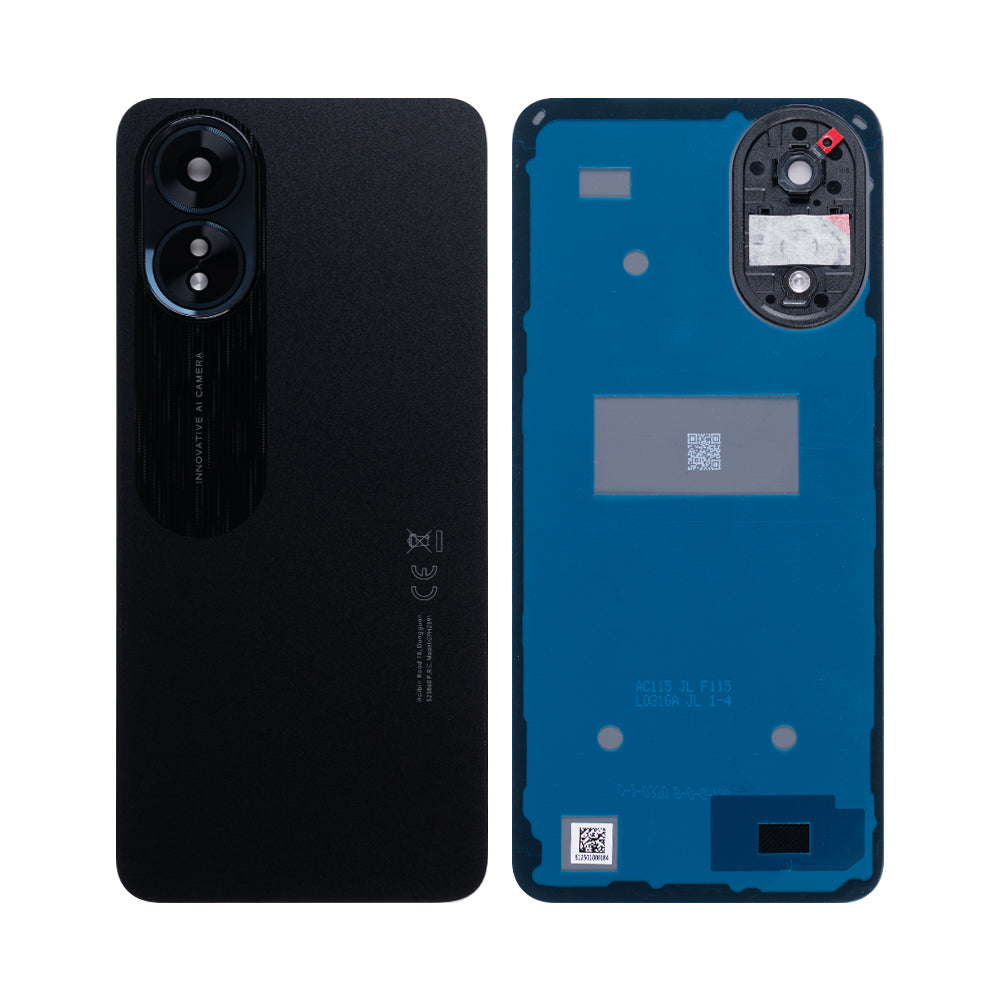 Oppo A38 Back Cover With Lens Glowing Black OEM