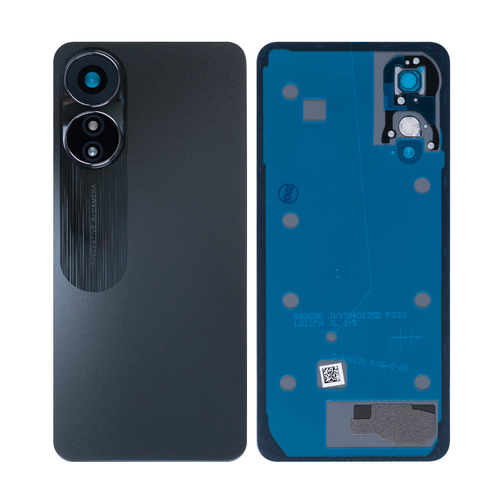 Oppo A78 4G Back Cover With Lens Mist Black OEM