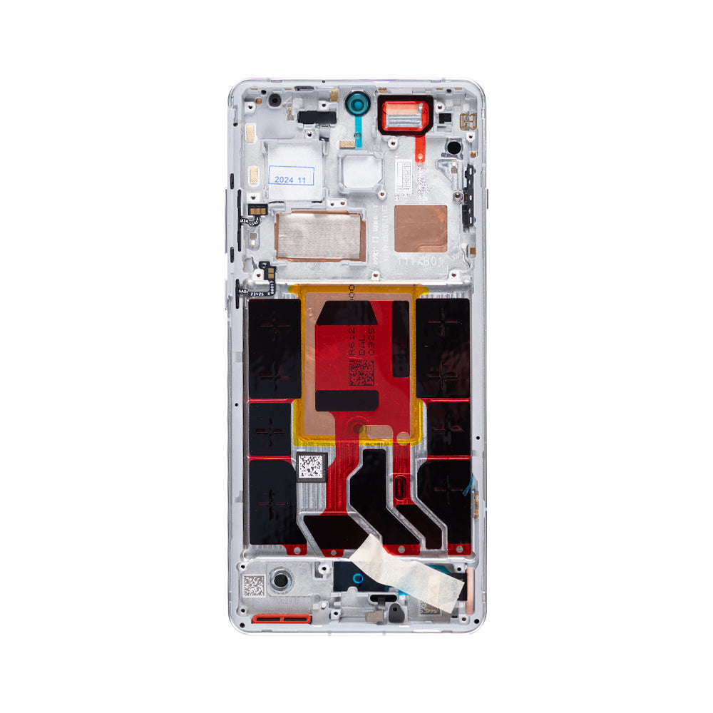 OnePlus 12 Display And Digitizer With Frame Silver OEM