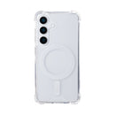 Rixus Anti-Burst Case With MagSafe For Samsung Galaxy S25 Plus S936B Transparent