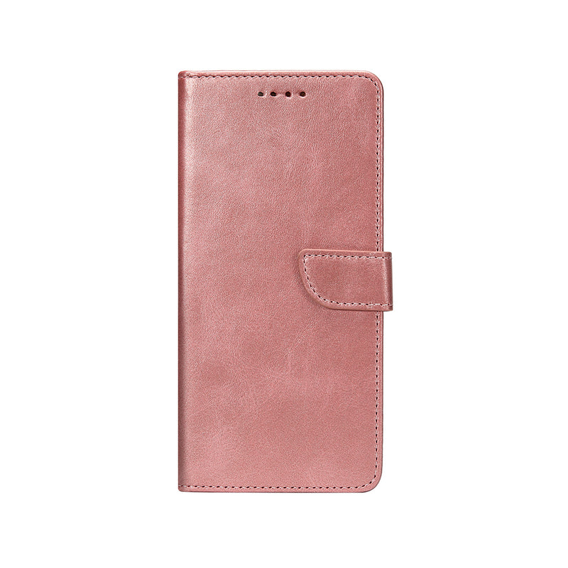 Rixus Bookcase For Samsung Galaxy S25 Plus S9360 Pink