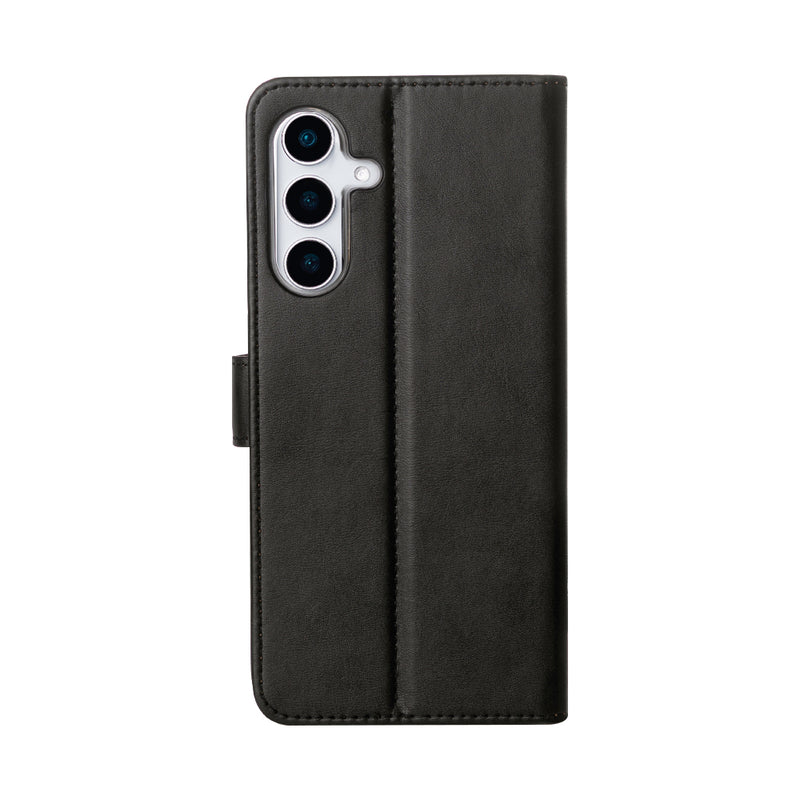 Rixus Bookcase For Samsung Galaxy S25 Plus S9360 Black