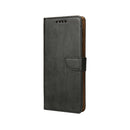 Rixus Bookcase For Samsung Galaxy S25 Plus Black