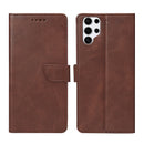 Rixus Bookcase For Samsung Galaxy S25 Ultra Brown