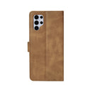 Rixus Bookcase For Samsung Galaxy S25 Ultra Light Brown