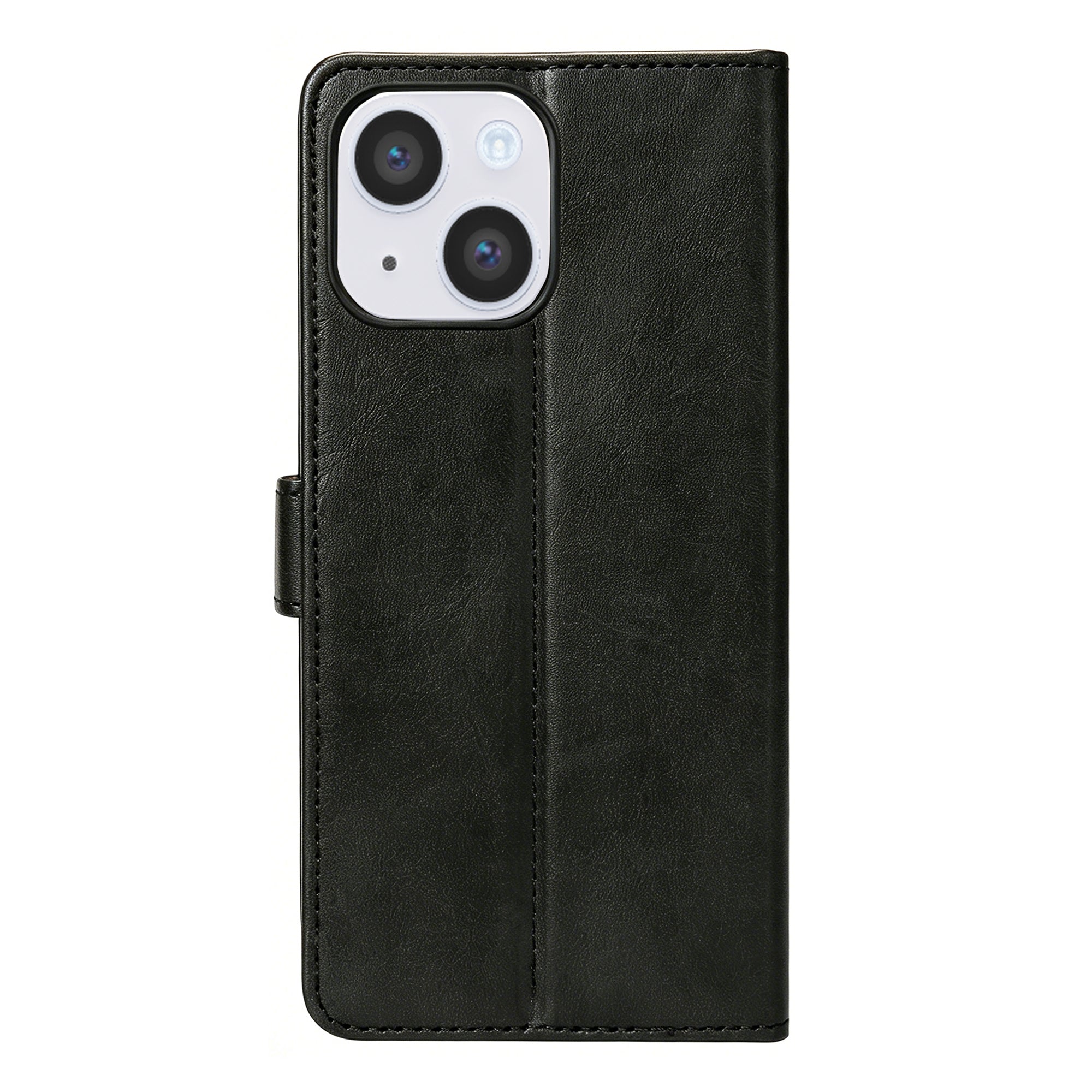 Rixus Bookcase For Apple iPhone 14 Black
