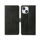 Rixus Bookcase For Apple iPhone 14 Black