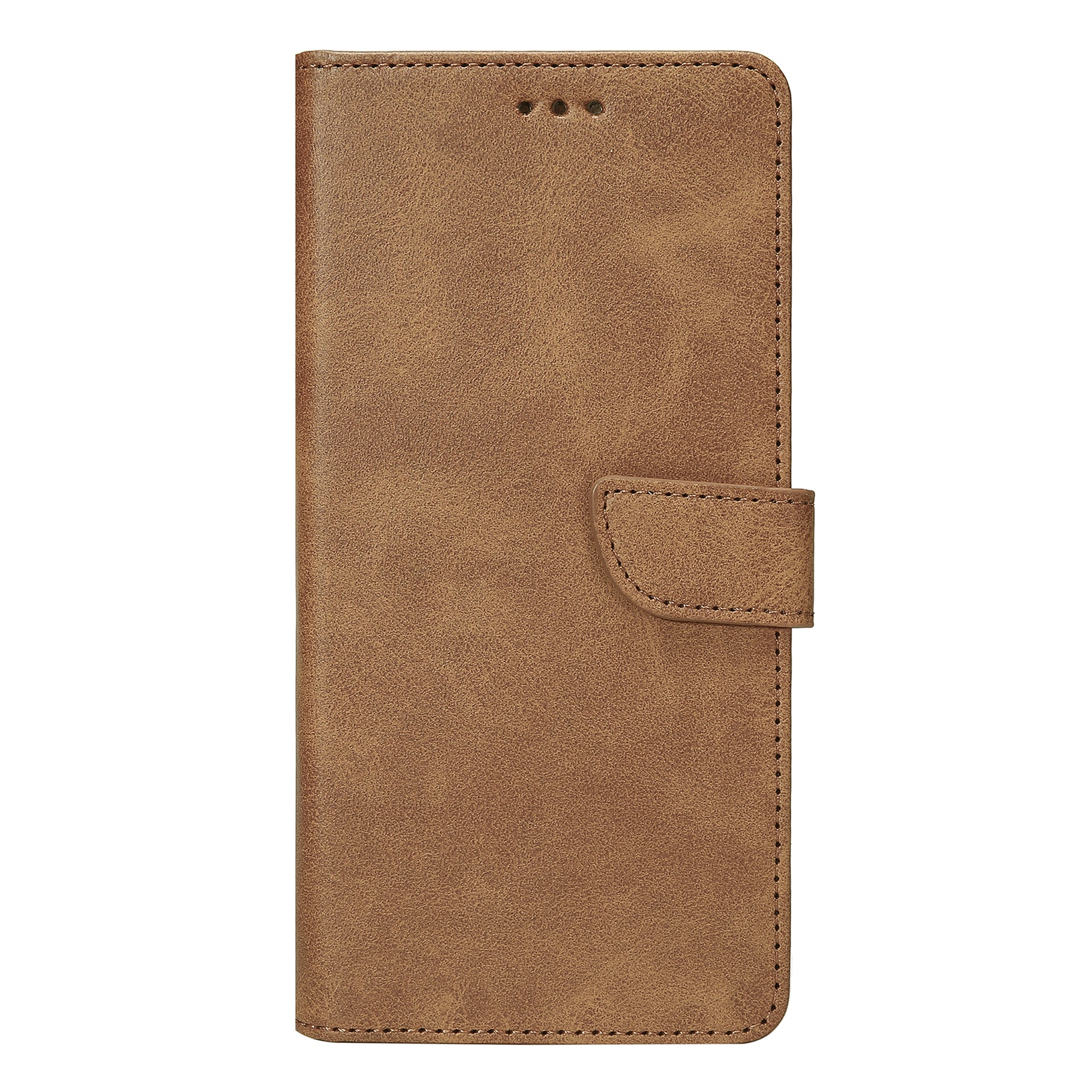 Rixus Bookcase For Apple iPhone 14 Light Brown