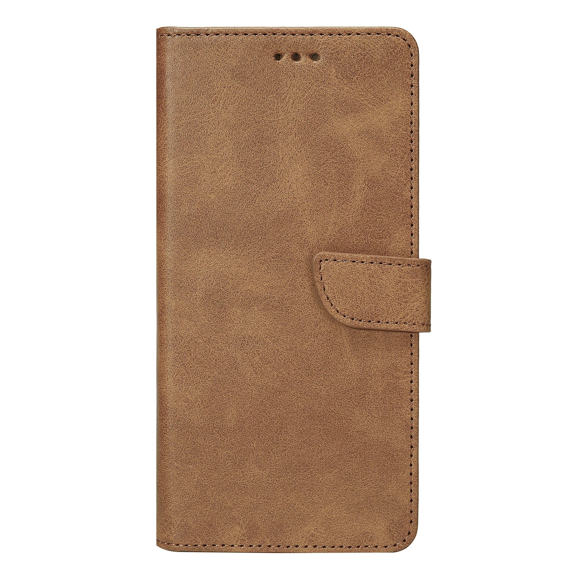 Rixus Bookcase For Apple iPhone 14 Light Brown