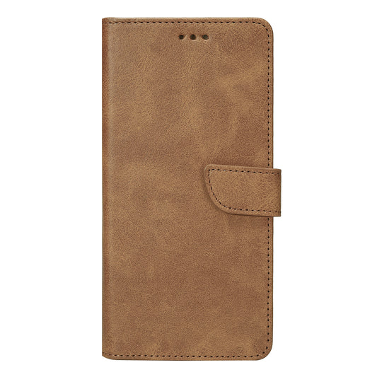 Rixus Bookcase For Apple iPhone 14 Light Brown