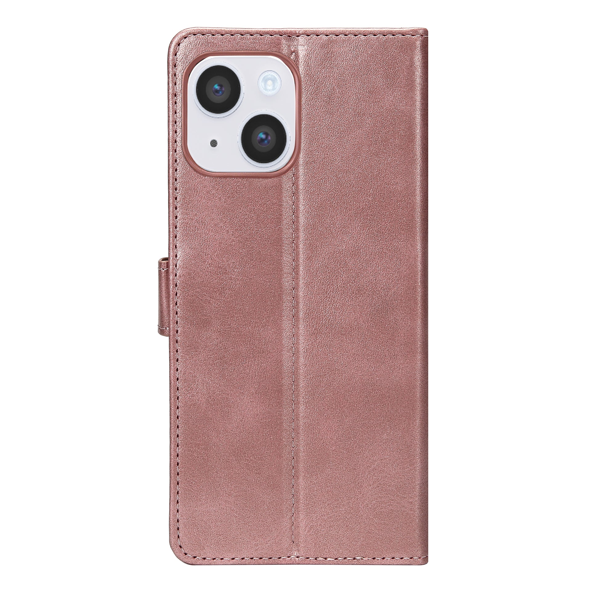 Rixus Bookcase For Apple iPhone 14 Pink