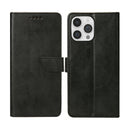 Rixus Bookcase For Apple iPhone 14 Pro Max Black