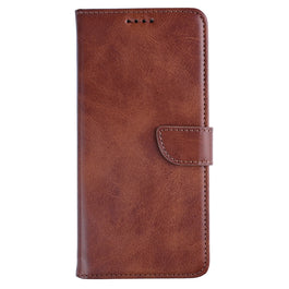 Rixus Bookcase For Apple iPhone 14 Pro Max Brown