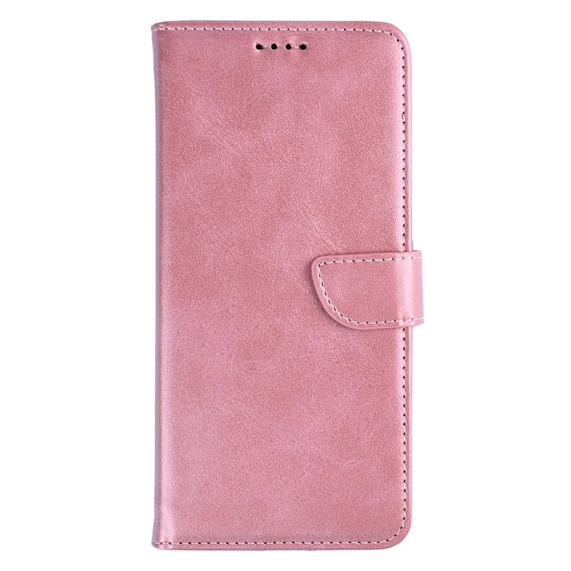 Rixus Bookcase For iPhone 14 Pro Max Pink