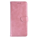 Rixus Bookcase For iPhone 14 Pro Max Pink