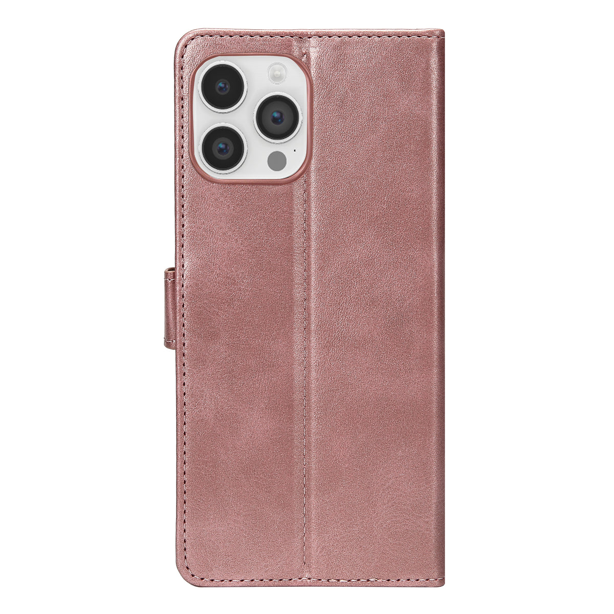 Rixus Bookcase For Apple iPhone 14 Pro Pink