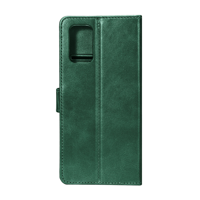 Rixus Bookcase For Samsung Galaxy A03s A037F Dark Green