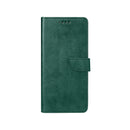 Rixus Bookcase For Samsung Galaxy A13 5G Dark Green