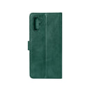 Rixus Bookcase For Samsung Galaxy A13 5G Dark Green