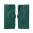 Rixus Bookcase For Samsung Galaxy A13 5G Dark Green