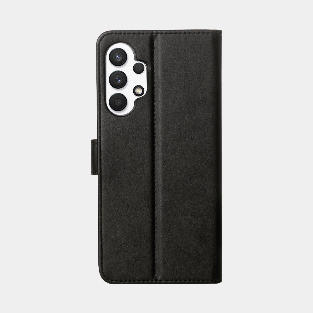 Rixus Bookcase For Samsung Galaxy A32 5G Black