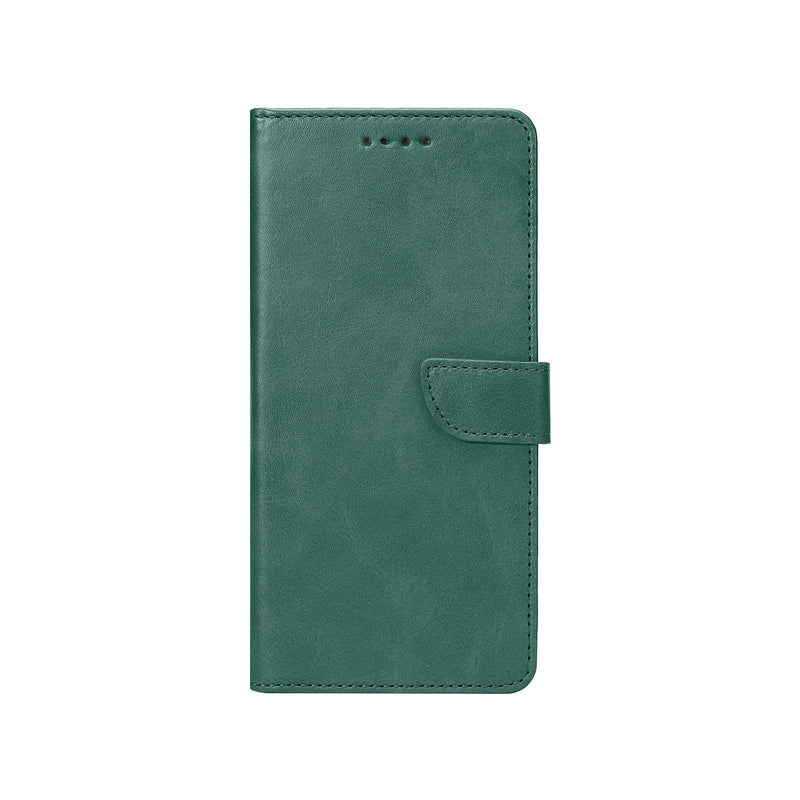 Rixus Bookcase For Samsung Galaxy A33 5G A336B Dark Green