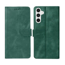 Rixus Bookcase For Samsung Galaxy A54 Dark Green