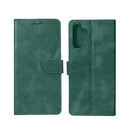 Rixus Bookcase For Samsung Galaxy A54 Dark Green