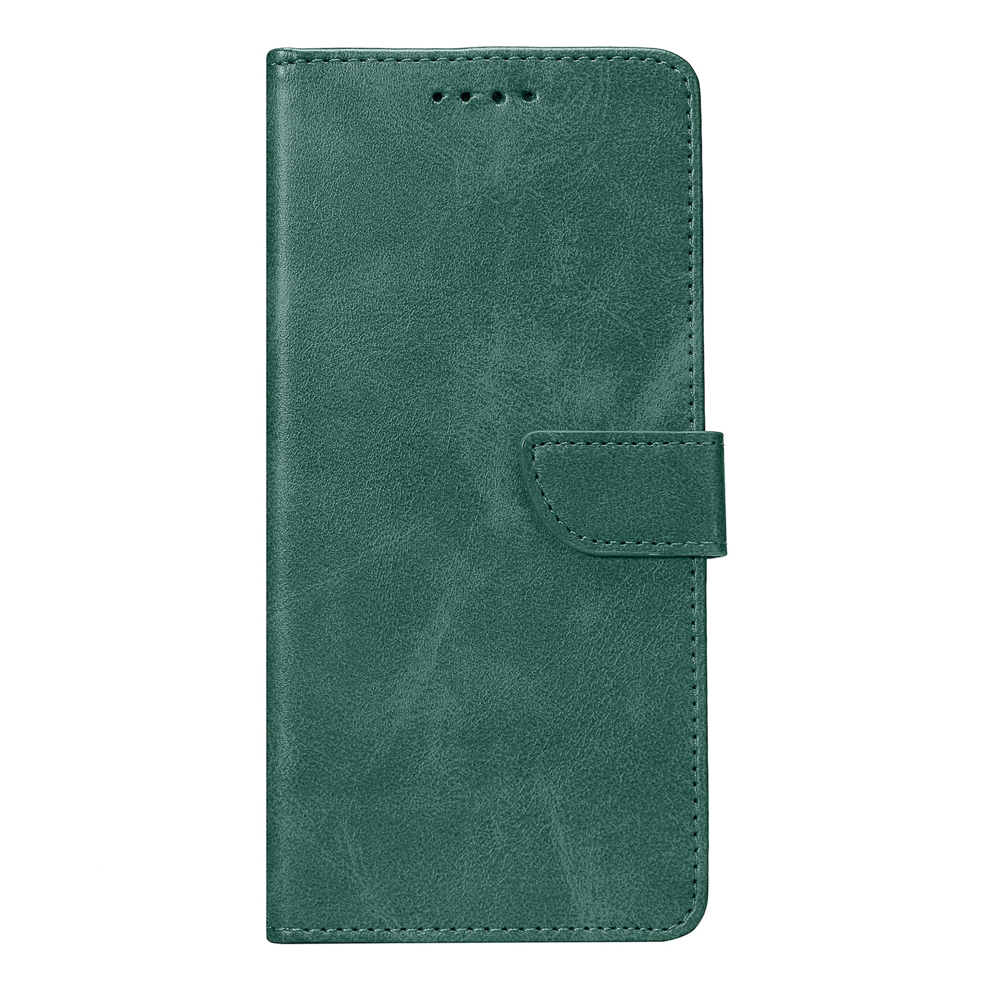 Rixus Bookcase For Samsung Galaxy A73 5G Dark Green
