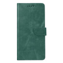 Rixus Bookcase For Samsung Galaxy A73 5G Dark Green