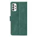 Rixus Bookcase For Samsung Galaxy A73 5G Dark Green