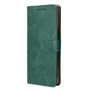 Rixus Bookcase For Samsung Galaxy A73 5G Dark Green