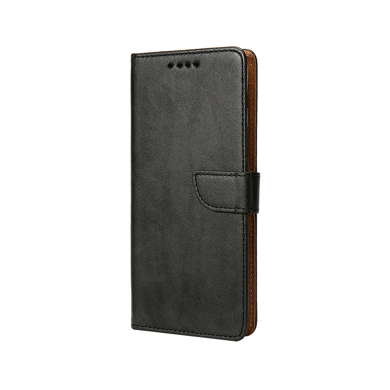 Rixus Bookcase For Samsung Galaxy S10 Plus Black