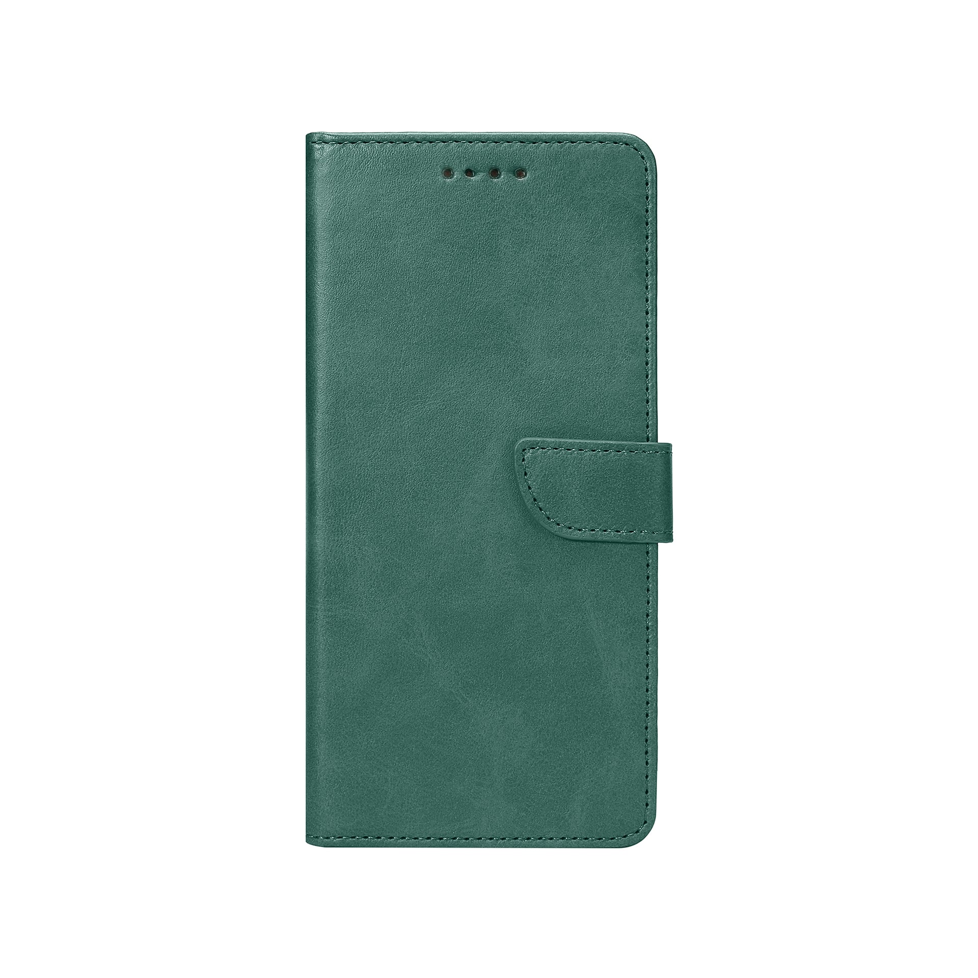 Rixus Bookcase For Samsung Galaxy S21 FE 5G Dark Green