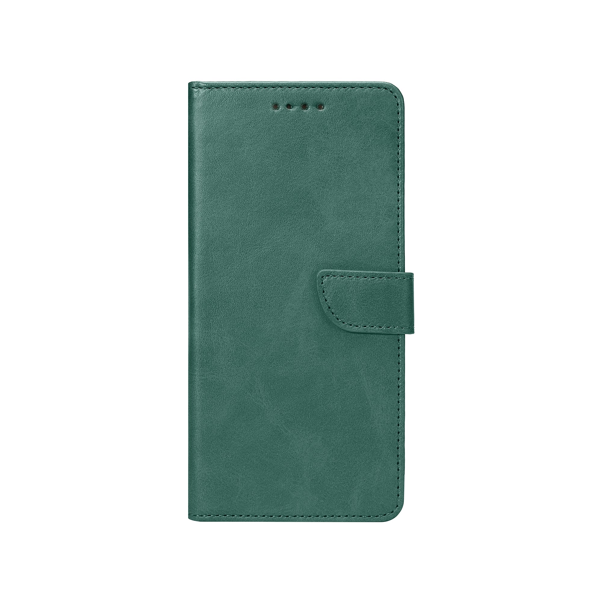 Rixus Bookcase For Samsung Galaxy S21 FE 5G Dark Green