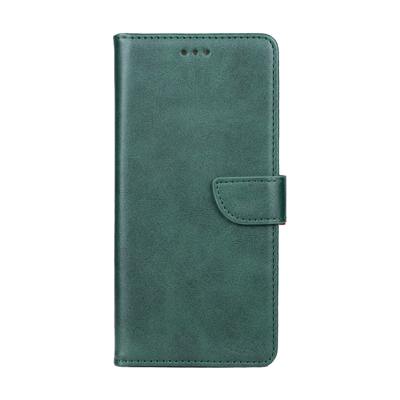 Rixus Bookcase For Samsung Galaxy S22 Plus 5G S906B Dark Green