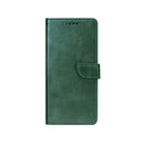 Rixus Bookcase For Samsung Galaxy S22 Ultra 5G Dark Green