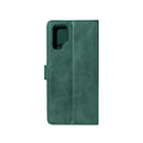 Rixus Bookcase For Samsung Galaxy S22 Ultra 5G S908B Dark Green