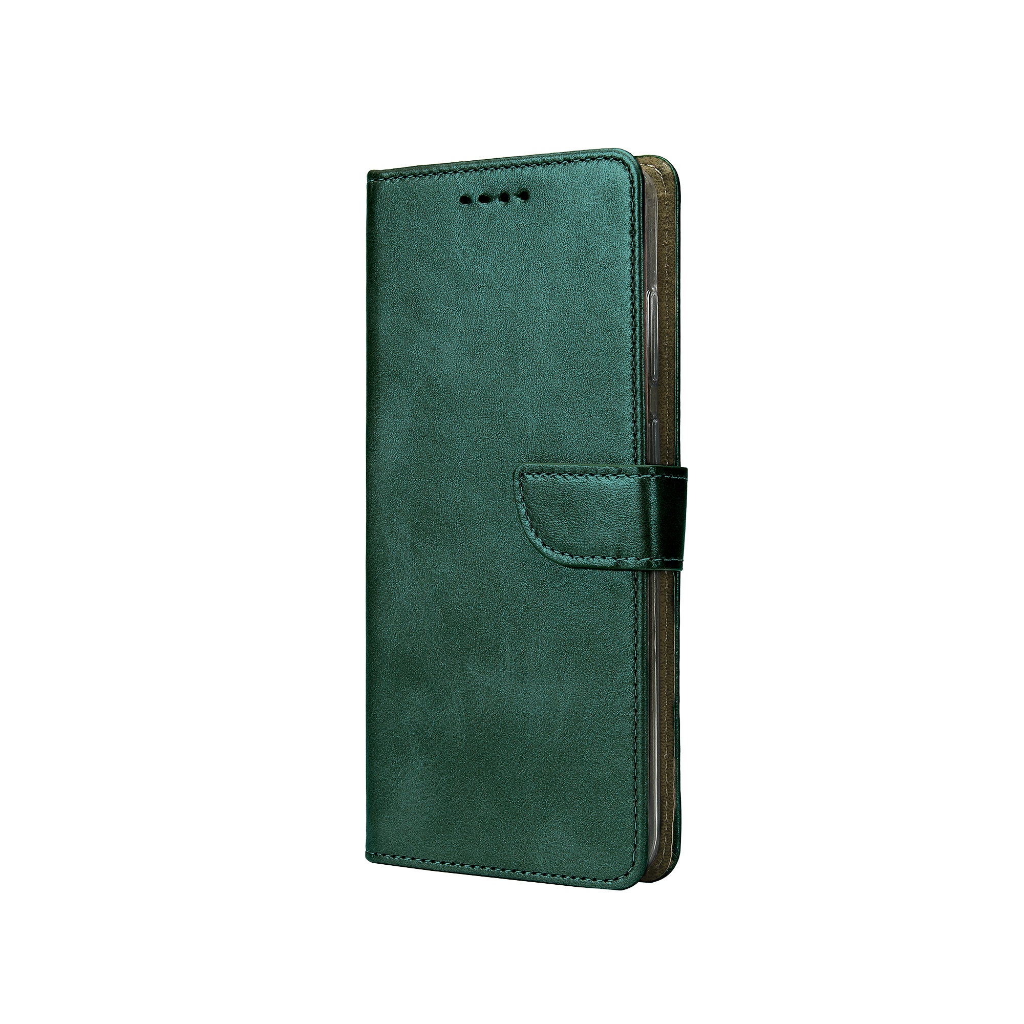 Rixus Bookcase For Samsung Galaxy S22 Ultra 5G Dark Green