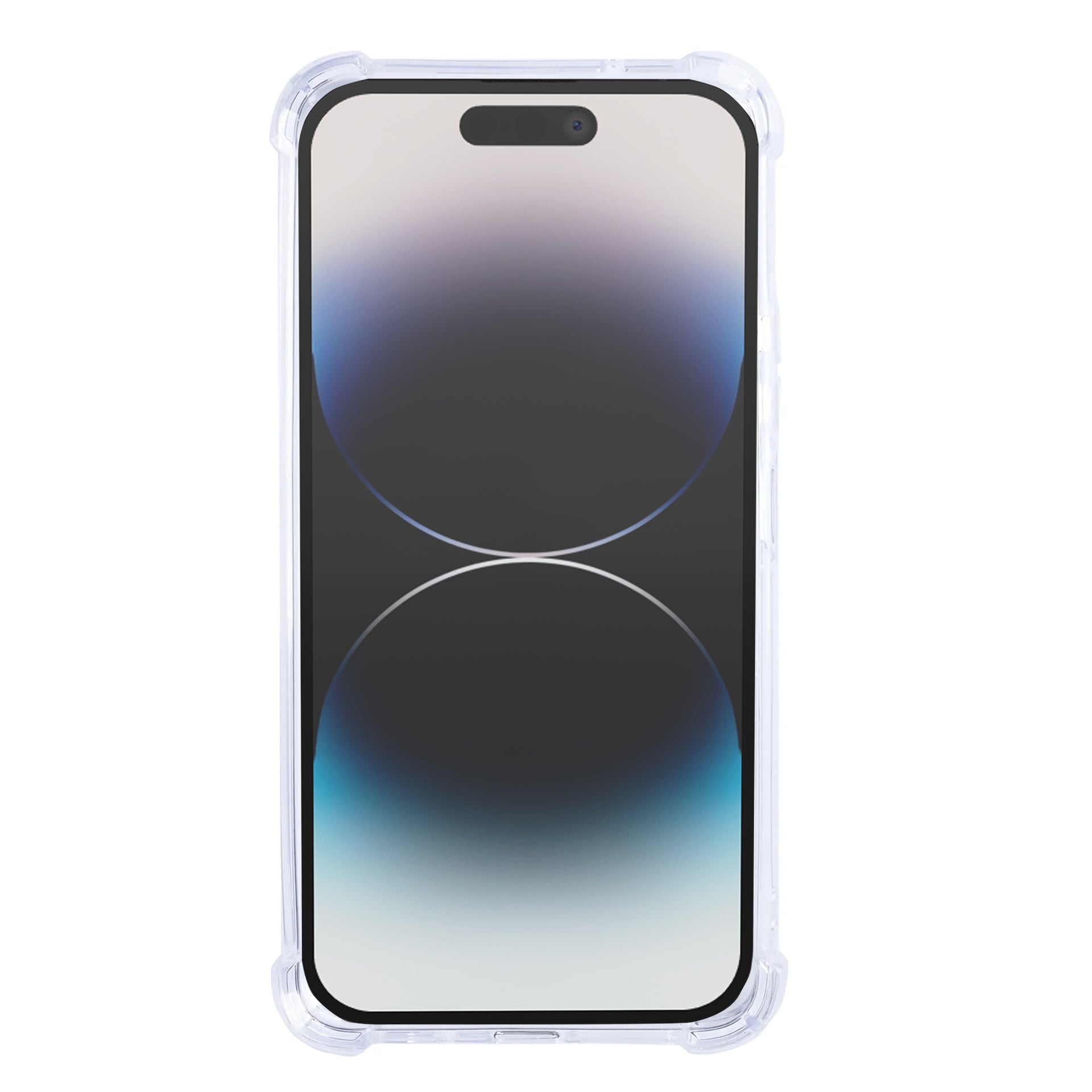 Rixus Anti-Burst Case For Apple iPhone 14 Pro Max Transparent