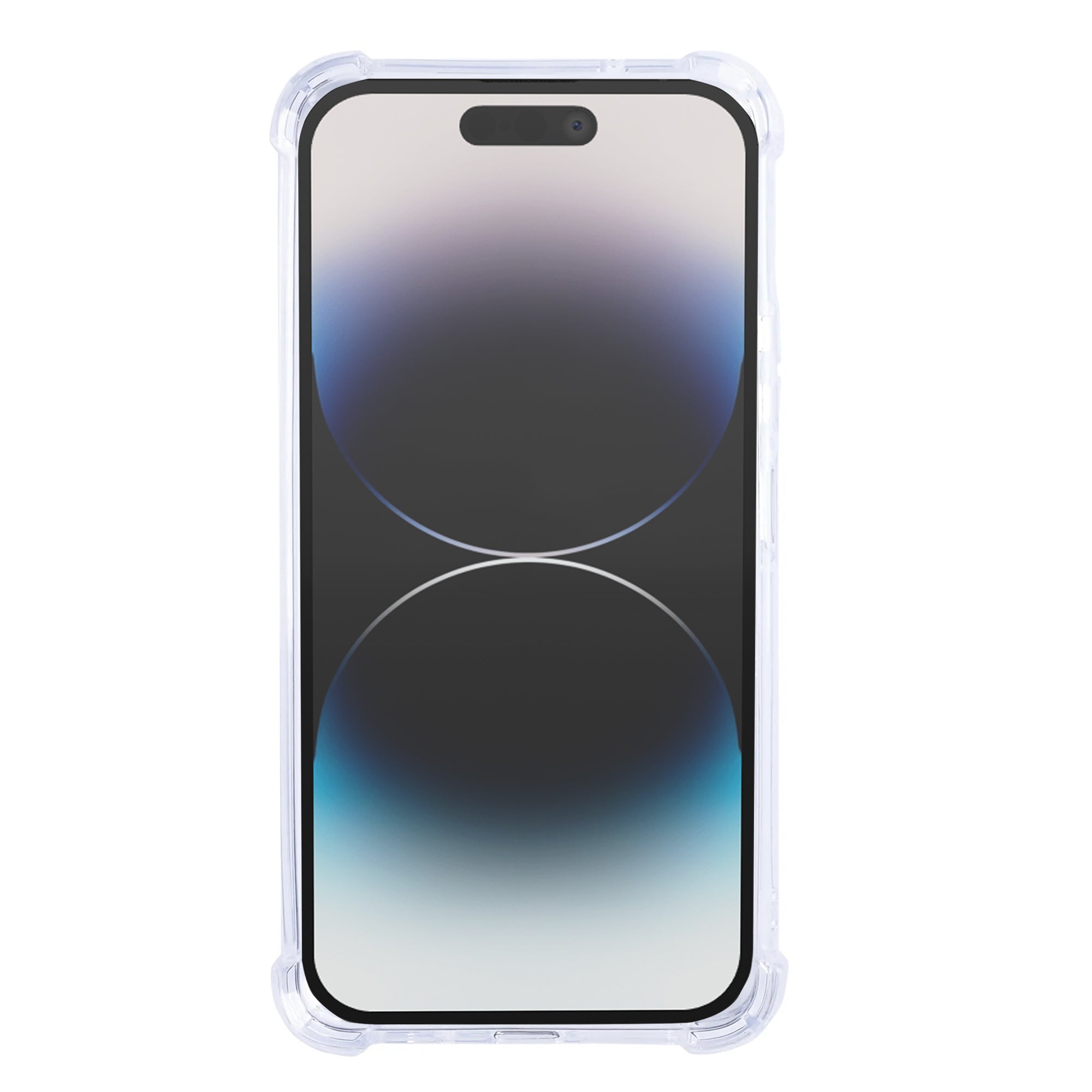 Rixus Anti-Burst Case For Apple iPhone 14 Pro Max Transparent