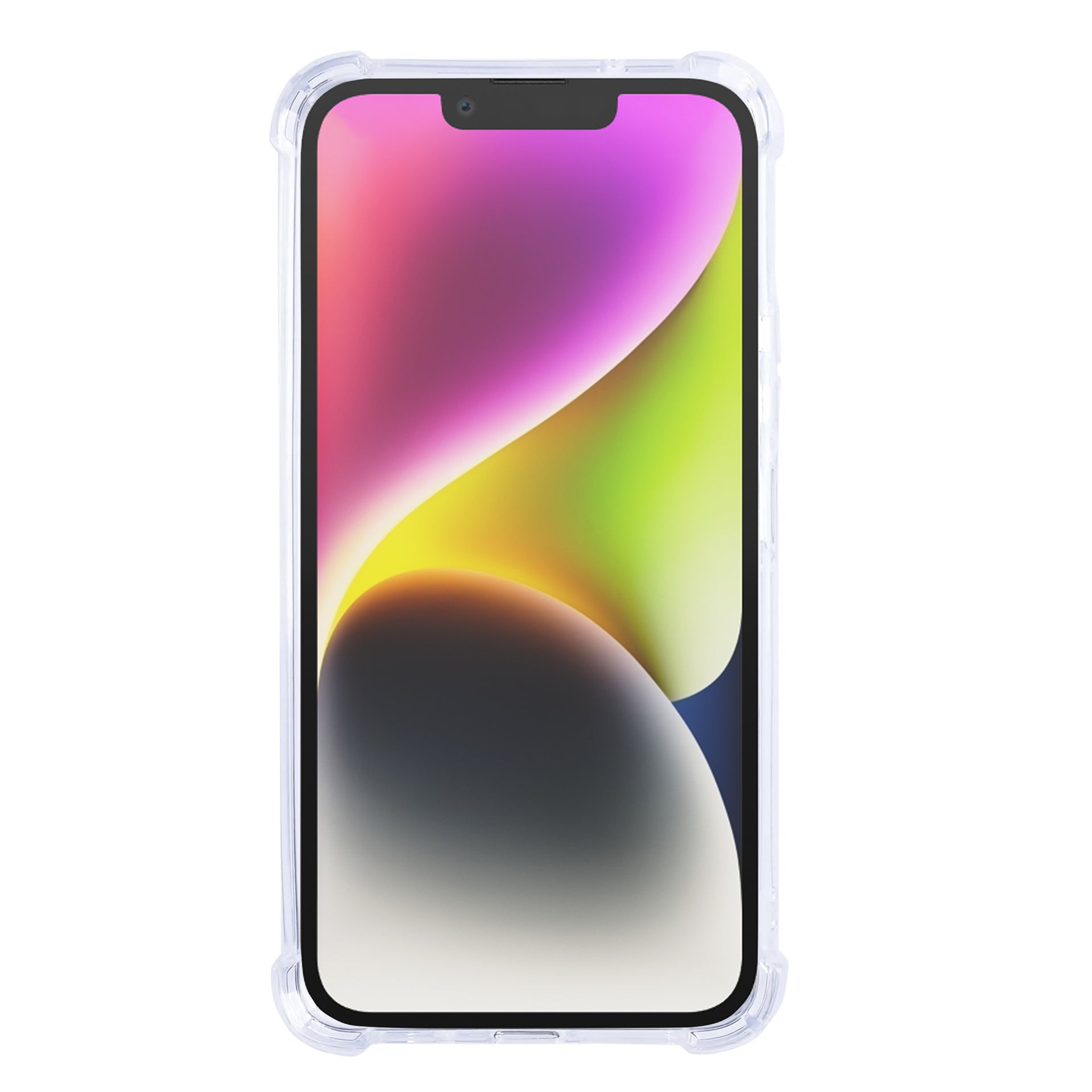 Rixus Anti-Burst Case For Apple iPhone 14 Plus Transparent