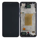 Samsung Galaxy A35 A356B Display And Digitizer With Frame Navy Pre-Assembled