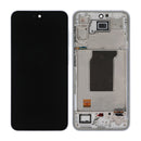 Samsung Galaxy A35 A356B Display And Digitizer With Frame Iceblue Pre-Assembled