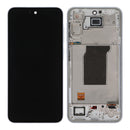 Samsung Galaxy A35 A356B Display And Digitizer With Frame Iceblue Pre-Assembled