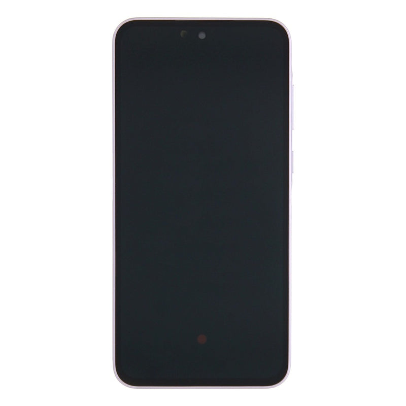 Samsung Galaxy A35 A356B Display And Digitizer With Frame Lilac Service Pack