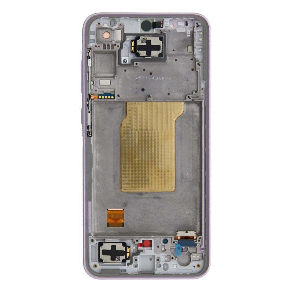Samsung Galaxy A35 A356B Display And Digitizer With Frame Lilac Pre-Assembled